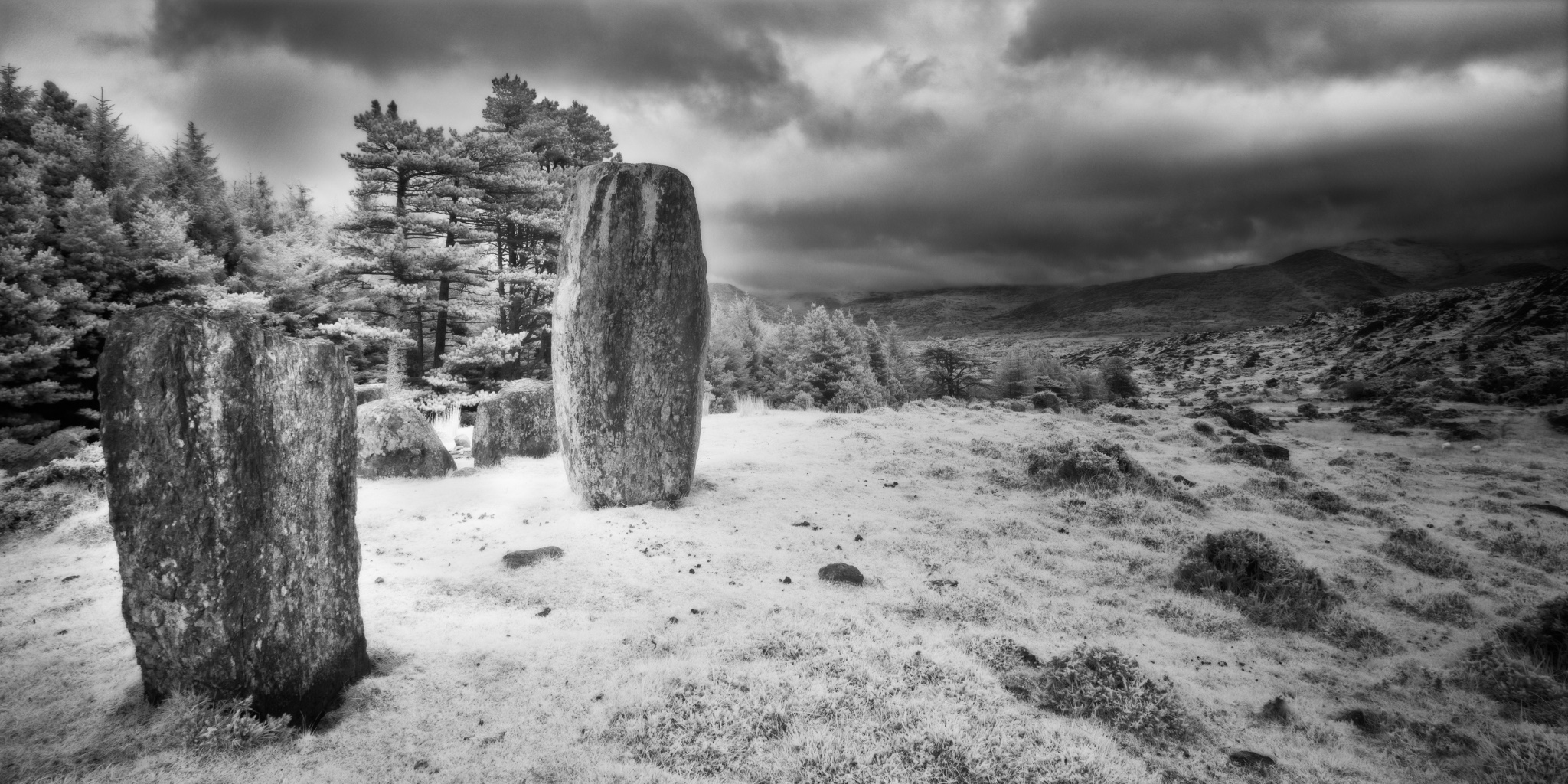 Cashelkeelty Stone Circle, County Kerry, Ireland.